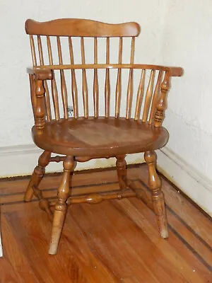 S Bent Brothers Wood  Windsor Colonial Chair Fan Spindle Arm (Local Pickup) • $150