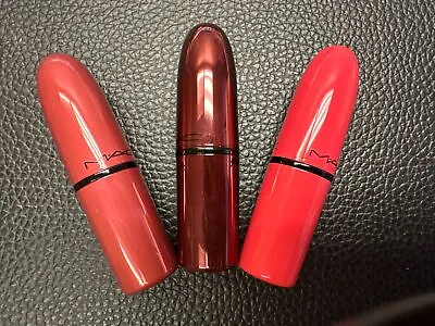 MAC Signature Stars Lipstick Kit Set Trio - See Sheer Diva Relentlessly Red • $24.99