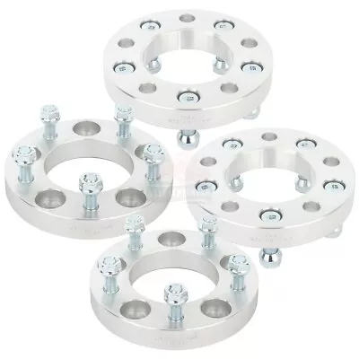 4 X 1  Inch 5x5 Wheel Spacers 1/2 X20 Studs For Jeep Wrangler Grand Cherokee • $61.74