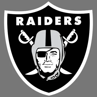 2-pack  Nfl Team Logo  Sticker  Nfl Football Oakland Raiders  4 In. • $2.60