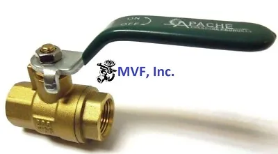 3/8  600 WOG Threaded NPT Full Port Brass Ball Valve Plumbing <BR0303061158 • $12.92