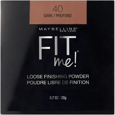 Maybelline Fit Me! Loose Finishing Powder # 40 DARK Profond New Sealed 0.7 Oz • $12.50