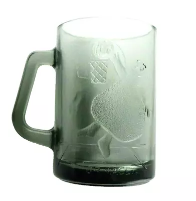 1970's McDonalds Smoked Glass Grimace Basketball Coffee Tea Mug • $3.98