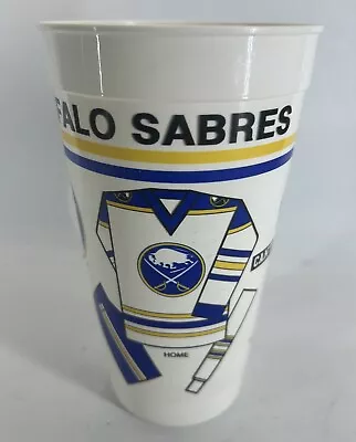 RARE Vintage 1990’s NHL Teams 24oz Souvenir Beverage Cup Buffalo Sabres • $9.99