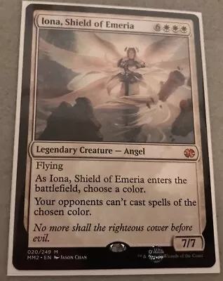 1x Iona Shield Of Emeria NM-Mint English - Modern Masters 2015 MTG • $8