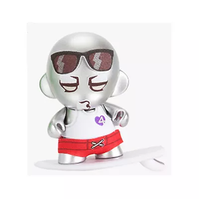 Kidrobot Marvel Micro Munny DIY Series 2 Figure - Silver Surfer - New • $10.45