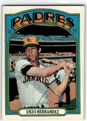 1972 Topps #7 Enzo Hernandez San Diego Padres • $2.24
