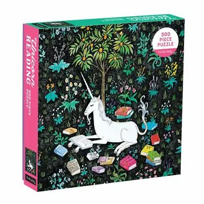 Mudpuppy 500 Piece Unicorn Jigsaw Puzzle For Families Reading Unicorn Puzzle Fo • $12.49