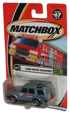 Matchbox Storm Watch (2000) Blue Land Rover Discovery Toy Car #67/75 • $29.98