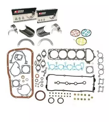 FITS 95-99 NISSAN 240SX Gasket Set PISTON RINGS KING BEARINGS KIT 2.4L KA24DE  • $169.95