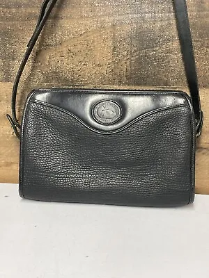 Vintage USA Dooney & Bourke AWL Black Crossbody Bag - 11.5” X 7.5” - A7 • $29