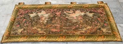 Vintage Tapestry French Tapestry Medieval Stunning Tapestry Home Decor 3x7ft • $250