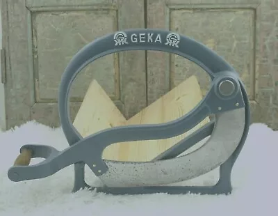 Antique GEKA Bread Slicer Cutter Cast- Iron Cutting Slicing Machine • $210.38