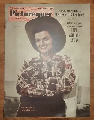 Picturegoer 22nd May 1954 Jane Russell Front Cover • £10.99