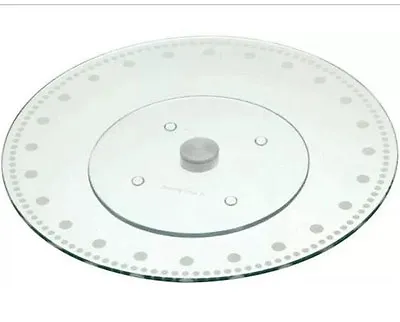 Kitchen Craft  30cm Revolving Glass Cake Decorating Icing Stand Platter • £15.99