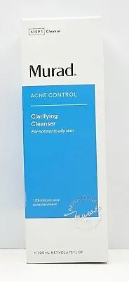 Murad Acne Control Clarifying Cream Cleanser 6.75 Oz EXP 06/2024 • $25.99