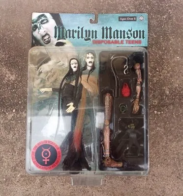 Marilyn Manson Disposable Teens Action Figure Fewture Toys Super Articulated MIB • $135