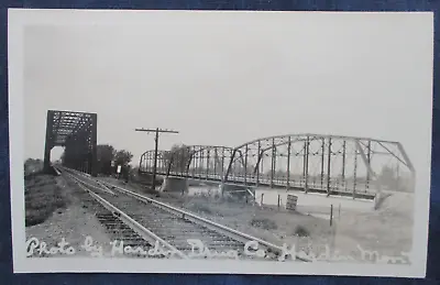 RP Hardin Montana Highway & Railroad Bridges Ca1930 Postcard • $9.99