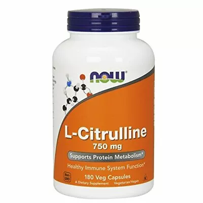 L-Citrulline 750 Mg 180 Capsules - NOW Foods • $24.99