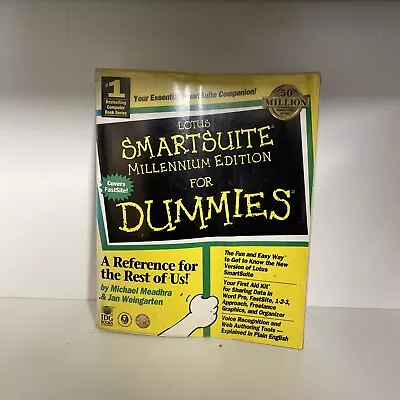 Lotus SmartSuite Millennium For Dummies By Meadhra Michael Paperback Book B16 • £6.99