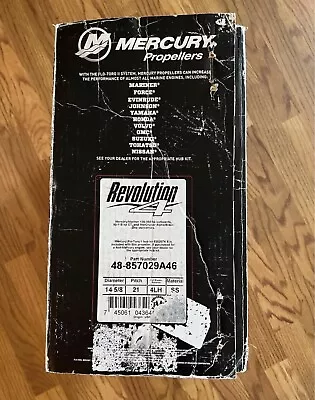 Mercury Revolution 4 Propeller 14 5/8 X 21  Pitch LH 48-857029A46 - New In Box • $800