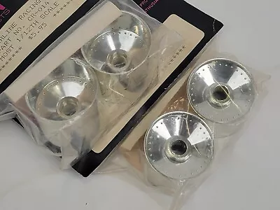 Vintage PARAGON 1/12 Scale Chrome Centerline Wheel Set For 2-hole Rear 12L Delta • $66.24