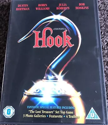 Hook (DVD 2004) Dustin Hoffman Robin Williams Julia Roberts • £1.99