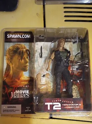 Sarah Connor McFarlane Movie Maniacs T2 Terminator 2 Action Figure New 2002 • $39.99