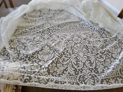 Quaker Lace Large And Wide Tablecloth Measures 106” Long And 72” Wide. • $29.99