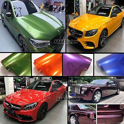 Air Release Pearl Glossy Chameleon Sparkle Satin Metal Vinyl Wrap Car Sticker US • $296.69