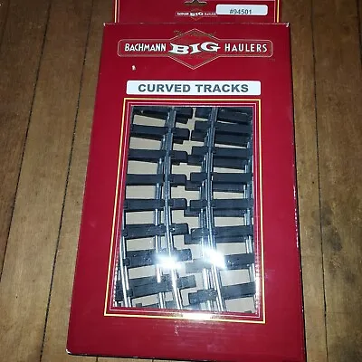 Bachmann # 94501 Big Haulers G Scale 4 Pieces Of Curved Track • $15