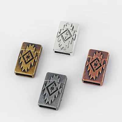 Tribal Embossed Strong Magnetic Clasp For 5mm 10mm Flat Leather Bracelet Making • $4.06