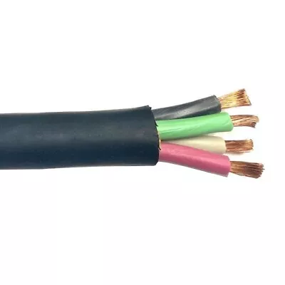 100' 6/4 SOOW Power Cable High Flexible CPE Jacket Black UL CSA 600V • $600