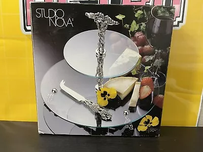 Studio Nova 2-tier Server Vineyard LP018/922 Crackers Cheese • $29.99