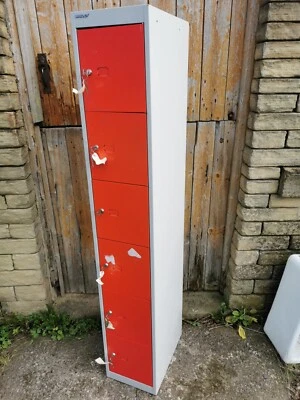 £80 • Buy Bisley 6 Door Locker - Home Office Gym Lockable Cabinet Metal Storage Cupboard