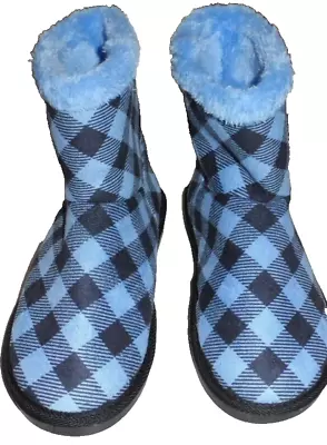 Vera Bradley Cozy Booties Slipper In Alpine Check Pattern SIZE SMALL   NEW IN BA • $15.95