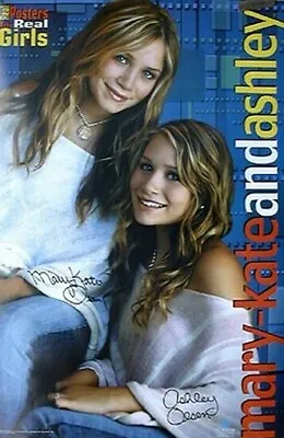 MARY-KATE AND ASHLEY POSTER Amazing Shot RARE NEW 24X36 • $15.18