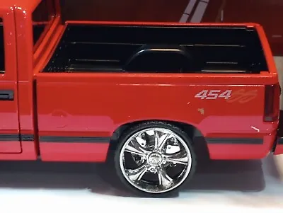 Maisto 1/24 Scale Custom Chrome Wheels For 1993 Chevy 454 Ss Pick Up • $9.98