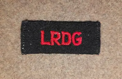 Long Range Desert Group LRDG Shoulder Title • £2.50