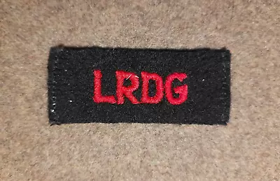 Long Range Desert Group LRDG Shoulder Title • £2.50