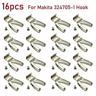 16 Pieces For Makita 324705-1 Belt Clip Hook With Screws BTD141BTD141ZBTD142HW • $21.48