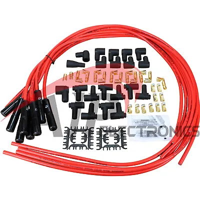 Dragon Fire 8.5mm RACE CERAMIC Spark Plug Wire Set 180 Female Socket Male HEI • $162.95