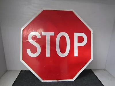 Stop Sign Florida DOT Approved 30 X30  Used They All Have Some Marks And Spots  • $35