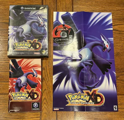 Pokemon XD Gale Of Darkness Nintendo Gamecube CIB With Poster EXCELLENT • $299.99