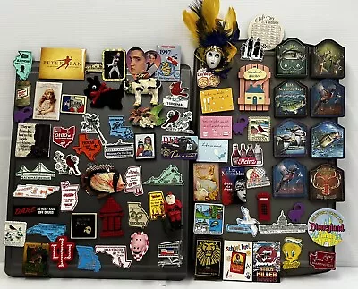 Lot Of Vtg Refrigerator Magnets Travel Elvis Broadway Advertising Retro +3 Lbs • $34.99