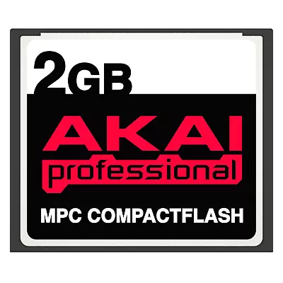 2GB Akai MPC CompactFlash CF Memory Card For MPC500 MPC1000 MPC2500 + More • $29.85