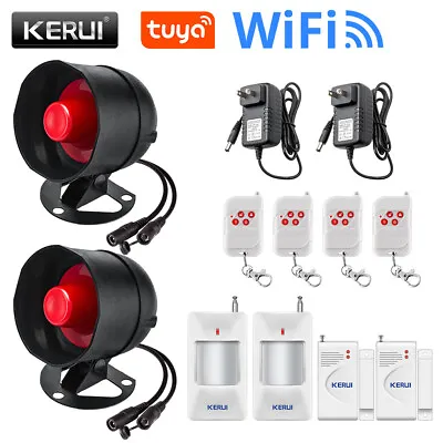 WIFI Tuya Wireless Home Security Alarm System Door Sensor Motion Detect Burglar • $33.98