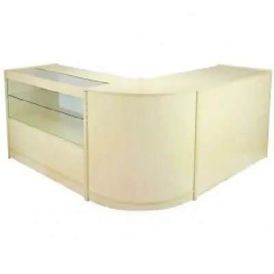 £449.99 • Buy Retail Counter Maple Shop Display Storage Cabinets Lockable Showcase Draco