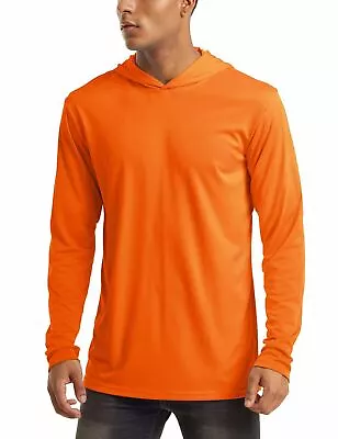 Men's UPF50+ Sun Protection UV Block Shirts Outdoor Fishing Performance Hoodies • $18.03