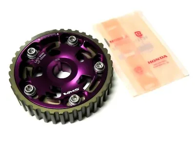 Vms 88-00 Honda Civic D15 D16 Sohc Adjustable Racing Cam Gear & Cam Key Purple • $69.95